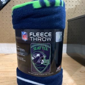 NFL Seattle Seahawks Fleece Throw Blanket 40" X 60